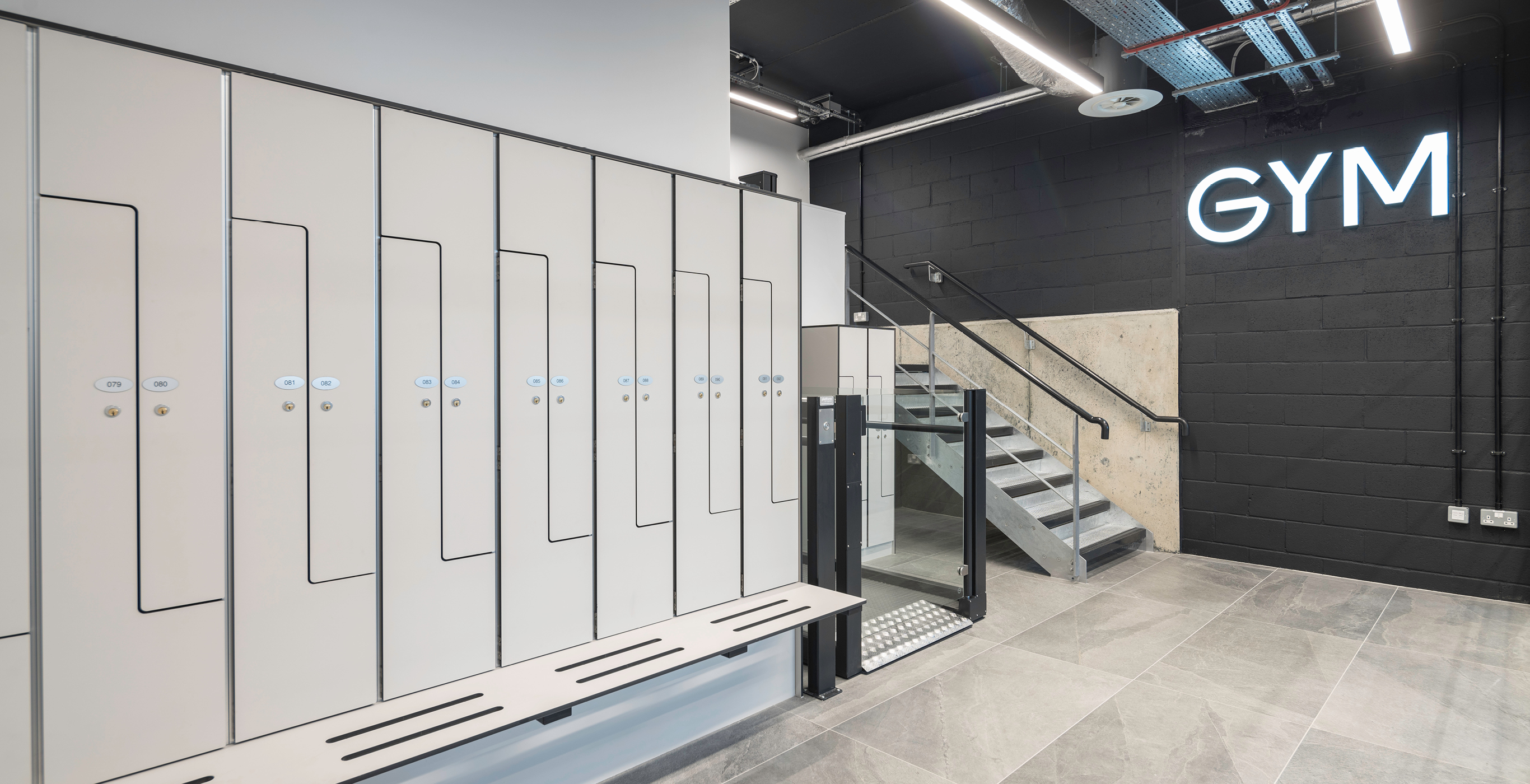 Gym and locker facilities